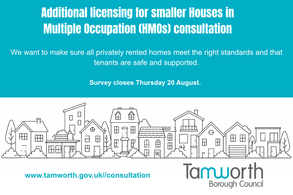 Tamworth HMO Licensing Consultation Closes 20 August — Tamworth news photo