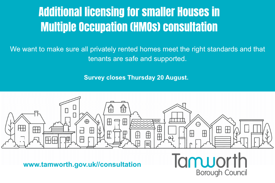 Tamworth HMO Licensing Consultation Closes 20 August — Tamworth news photo