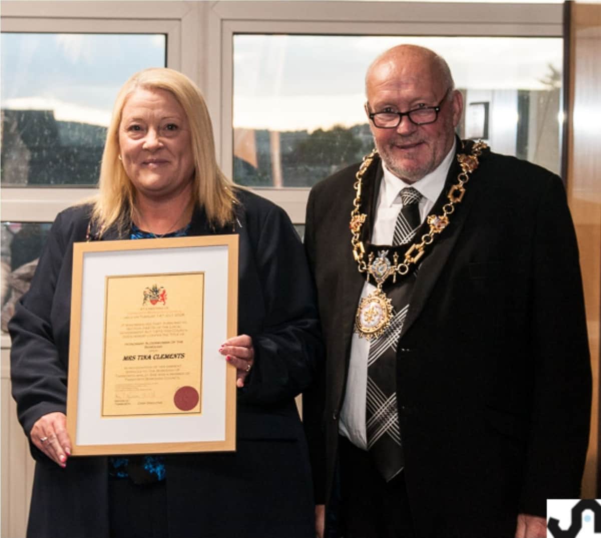 Former Tamworth councillor Tina Clements made honorary alderwoman — Tamworth news photo