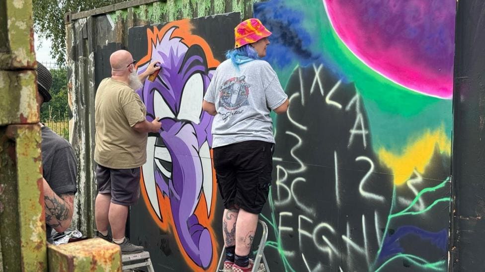 Arts festival returns after community crowdfunding — Tamworth news photo (BBC Stoke & Staffordshire)