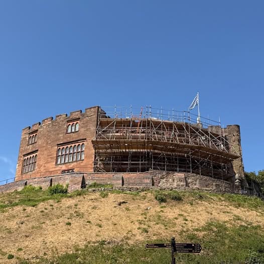 A new chapter begins in Tamworth Castle’s conservation story — Tamworth news photo (Tamworth Borough Council)